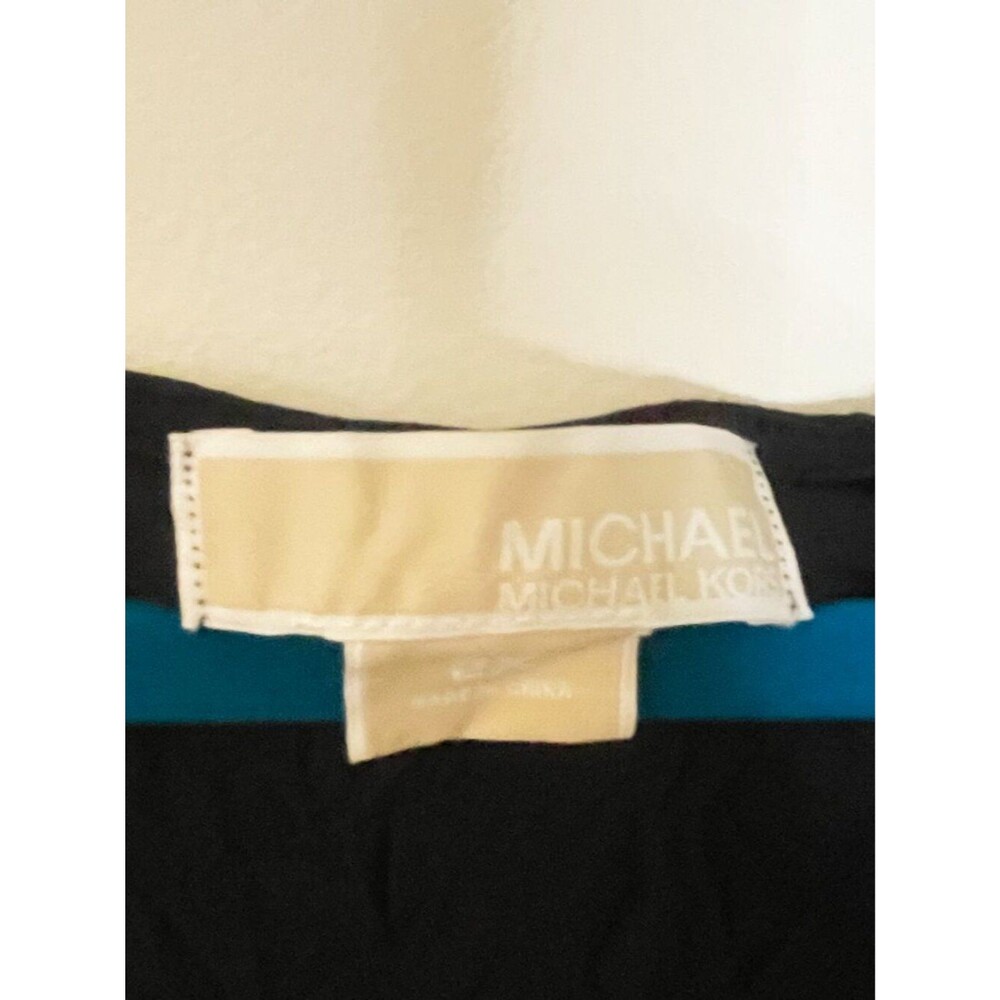 Michael Kors Black Sequin Sleeveless Top 2X Glam Party Evening Blouse - Picture 2 of 7